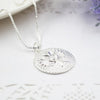 Double-face Guardian Angel Pendant Necklace