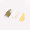 Ropes Cord Crimp End Caps Buckle Tips, Necklace Bracelet Connectors Clasp hooks Jewelry Findings Accessories for DIY FKG047